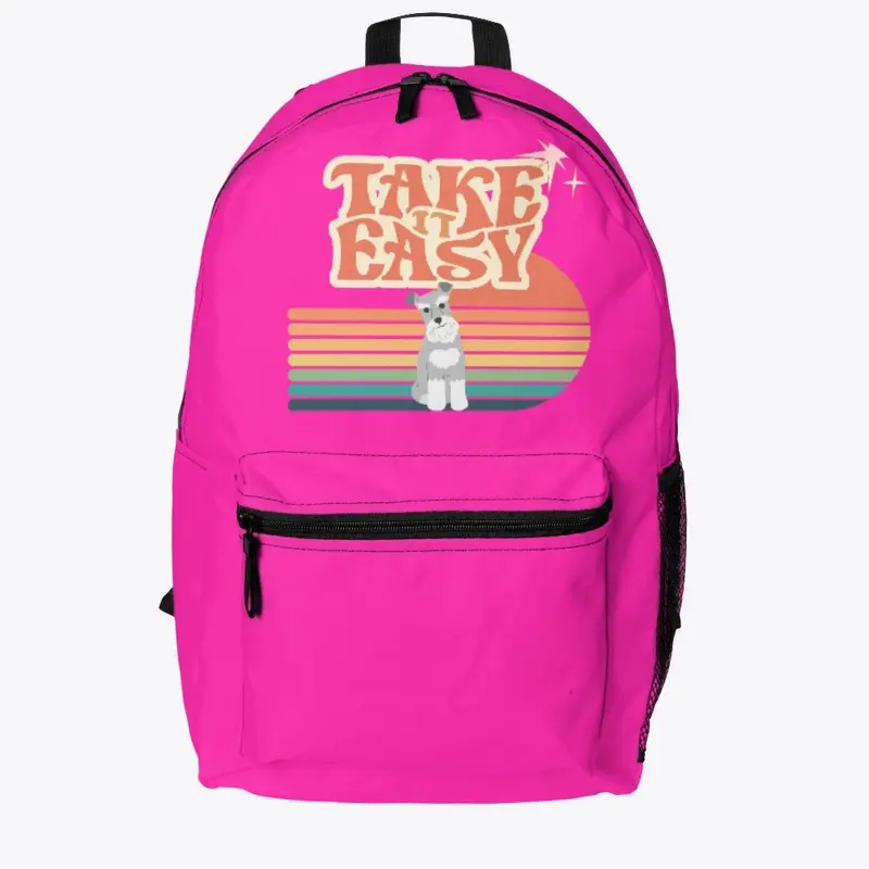 Take it easy Schanuzer Back Pack